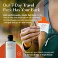 thumbnail image 5 of AlgaeCal - Triple Power Omega 3 Fish Oil, Mango, Single Serve Travel Pack, 5 of 13