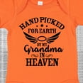 thumbnail image 4 of Inktastic Handpicked for Earth by My Grandma in Heaven Angel Wings Boys or Girls Baby Bodysuit, 4 of 5