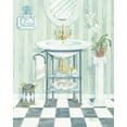 thumbnail image 2 of Paul Brent 12x14 White Modern Wood Framed Wall Art Titled - Wash Basin, 2 of 5
