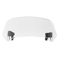 thumbnail image 1 of Motorcycle Windshield Extension Deflector - Adjustable Clip On Windscreen Universal Fit for Most Motorcycles and Dirt Bikes for Reduced Wind Noise, 1 of 6