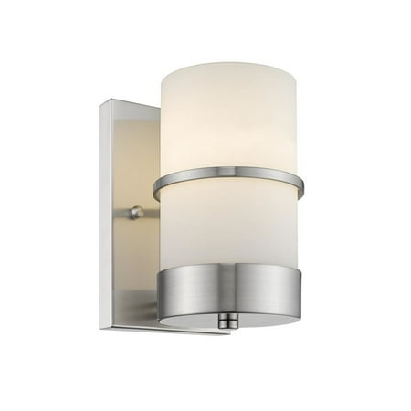 - CHLOE Lighting PENELOPE Contemporary 1 Light Brushed Nickel Indoor Wall Sconce 4