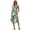 Green Hibiscus Floral Print, variant on Binienty Sleeveless Sundress with Tropical Floral Print, Asymmetric Hem Midi Dress with Side Pockets for Women Casual Summer Outings