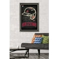 thumbnail image 2 of MLB Arizona Diamondbacks - Neon Helmet 23 Wall Poster, 22.375" x 34" Framed, 2 of 6
