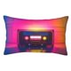 thumbnail image 1 of Fotbe Neon Cassette Tape Funda de Almohada Decorativa Estilo Occidental, Lujo en Algodón, Fundas para Almohadas King, Cojín Estampado para Decoración del Hogar-14"x20", 1 of 6