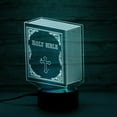 thumbnail image 5 of YSITIANNA 3D Lamp The Holy Bible，Exquisite Gift The Bible 3D Optical Illusion LED lamp Bedside Decor - 7 Colors Changing LED Lamps Birthday Gifts for Christian and Church Room Decor STNL#2749, 5 of 9