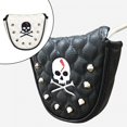 thumbnail image 4 of Cubierta del putter del mazo de golf Cola Skullembroidery blanco, 4 of 8
