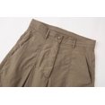 thumbnail image 5 of HH TRAF Pantalones de verano para mujer con bolsillos, botones, cremallera, plisados, decorados, de moda, informales, de pierna ancha, pantalones casuales sólidos para mujer, 5 of 5