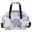 Blue Hydrangea, variant on Quilted Lunch Bag Tote for Women with Adjustable Shoulder Strap for Work Picnic Travel Yellow and White Sunflower