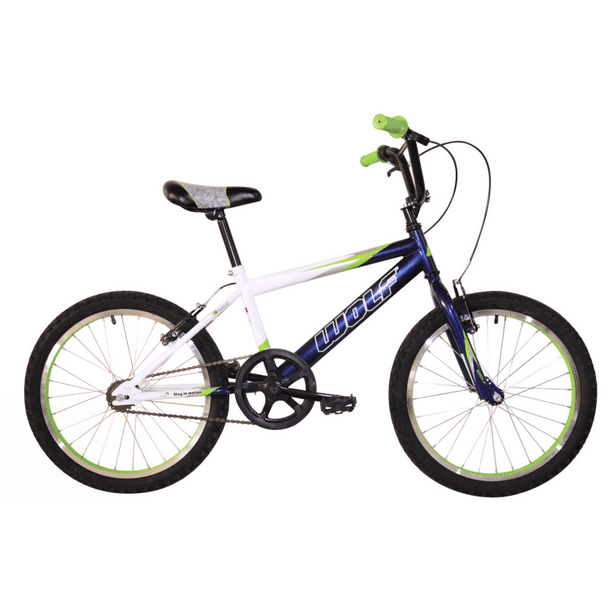 Bicicleta WOLF Cross R20 1V. Niño Frenos V Acero azul