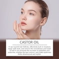 thumbnail image 4 of Aceite esencial de ricino para cejas, cabello y pestañas, cuidado de la piel, nutritivo, hidratante y masajes, 100 ml. Aceites de ricino orgánicos., 4 of 5