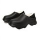 thumbnail image 2 of Zapatillas de algodón de suela gruesa de invierno para mujer, zapatillas de exterior con forro polar, antideslizantes y acolchadas de algodón, zapatillas de interior para el hogar para, 2 of 2