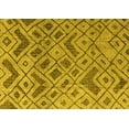 thumbnail image 1 of Ahgly Company Machine Washable Indoor Rectangle Abstract Yellow Modern Area Rugs, 2' x 3', 1 of 4