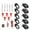 Warm Light, variant on Hxlamzoo 5 Pcs Roof Mouse Light Roof Marker Lights LED Roof Lamps Light Cab Marker Light Car Lighting Device Roof Tops Lamp Running Light