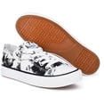thumbnail image 4 of JENN ARDOR Women's Canvas Shoes Classic Casual Sneakers Low Top Lace Up Fashion Comfortable Walking Flats All-match Student Shoes Size 6-10, 4 of 8