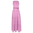 thumbnail image 5 of HXWCHs Elegant Sleeveless Long Skirt Suit with Intricate Lace Detailing for Casual Wear and Seasonal Versatility M Pink, 5 of 5