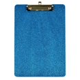 thumbnail image 1 of Professional Glittered Acrylic Clipboard Document Organiser Writing Pad with Hanging Hook Metal Clip for School Office silver, 1 of 4