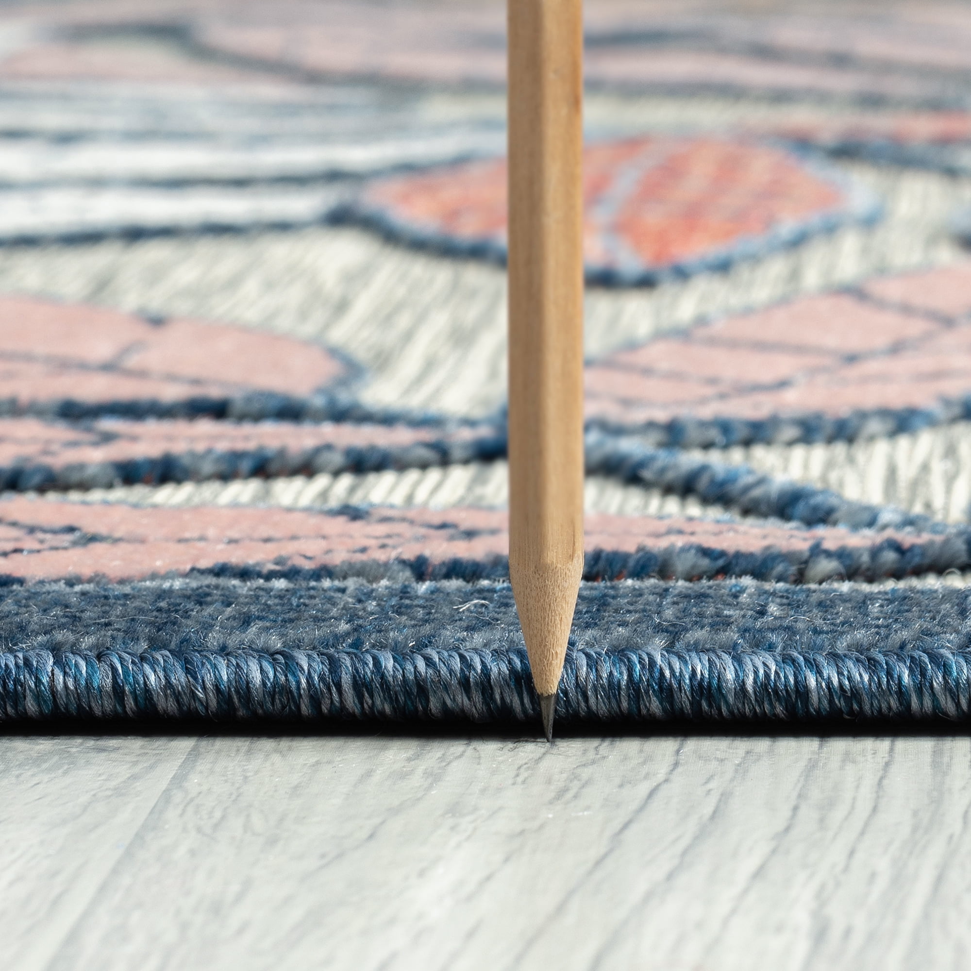 5x7 Water Resistant, Indoor Outdoor Rugs for Patios, Front Door Entry, Entryway, Deck, Porch, Balcony | Outside Area Rug for Patio | Gray, Floral | Size: 5'1'' x 7'3''