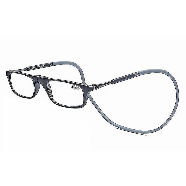 Gafas de lectura de alta calidad con absorción magnética TR, para colgar en el cuello, gafas de lectura divertidas
