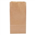 thumbnail image 3 of 300 Piezas Bolsas de Papel para Alimentos de Fondo Cuadrado Bolsas de Papel Kraft Desayuno Bolsas de Papel para Comida, 3 of 5