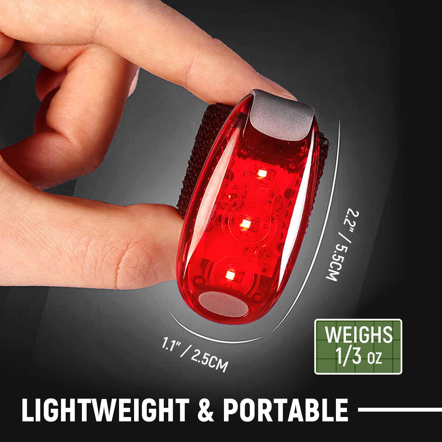 2 Pack LED Clip On Lights - Perfect for Night Runners! – Next Deal