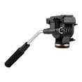 thumbnail image 1 of Fluid Professional Camera Video Fluid Drag Pan Head Damping Tripod Head 6kg Load Capacity with Handle 1/4 Inch Quick Release Plates Compatible with DSLR Cameras Camcorders, 1 of 7