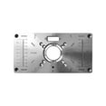 thumbnail image 2 of Yeacher Multifunctional Router Table Insert Plate Woodworking Benches Aluminium Wood Router Trimmer Models Engraving Machine with 4 Rings Tools, 2 of 4
