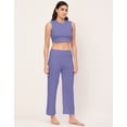 thumbnail image 2 of Moomaya Sleepwear, Cotton Jersey 2 Pc Coord Night Suit, Crop Top & Pajama Set, 2 of 9