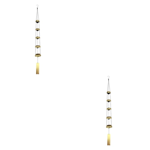 Wosthever Campana de viento con campanas, regalo para seres queridos, decoración, campana de viento colgante Type2 NO2
