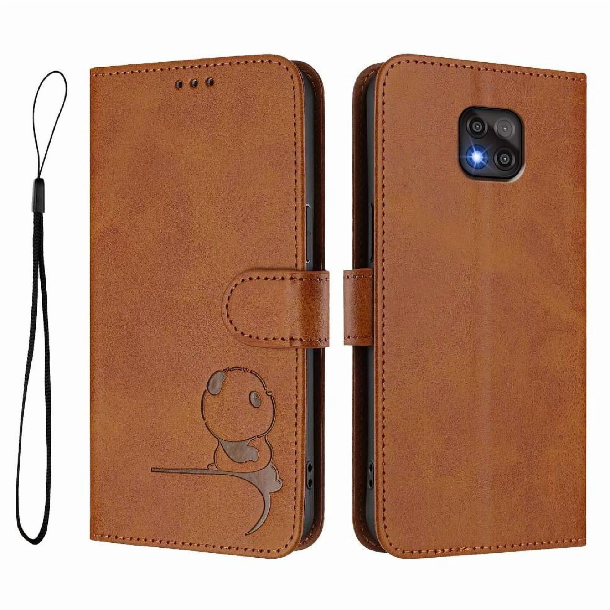 Phone Case for Motorola Moto G Power 2021 Flip Folio Pu Leather Card Slots Holder Kickstand Magnetic Rfid Blocking