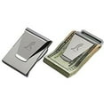 thumbnail image 2 of Slim Clip - Double-Sided Money Clip Wallet for Cash Credit Cards Unisex Stainless Steel - Silver, 2 of 5
