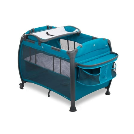 UPC: 0849285070304 | Joovy Room Baby Playpen and Nursery Center Bassinet Changing Table Turquoise Unisex