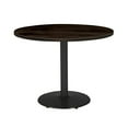 thumbnail image 2 of KFI Studios Urban Loft 3.5' Round Dining Table, Espresso, Black Base, 2 of 3