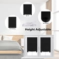 thumbnail image 5 of Window Blinds Cordless No Drill Cut to Size Clip On Stick On Self Adhesive Temporary Blinds Pleated Paper Blinds for Windows Doors Shades for Home Nursery Bedroom Kitchen Bathroom, 5 of 5