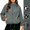 Gray, variant on Women Water Resistant Sun Protection Full Zip Hooded Windbreaker Jacket Lightweight Outdoor Hiking Coat with Pockets Breathable Sport Tops for Spring Fall S-3XL Yellow