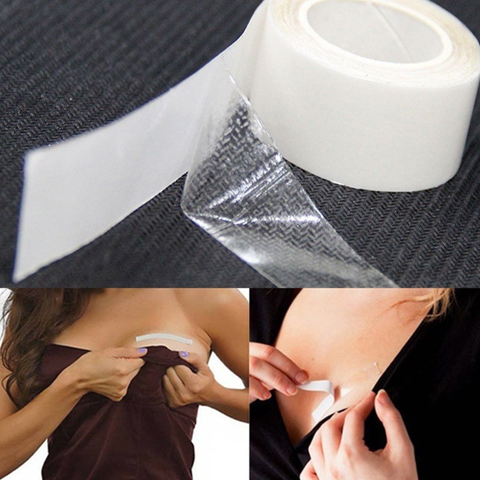 Women's Anti-light Luminous Dress Tape, Transparent Adhesive Strip Sticker  To Secure Clothes And Avoid Exposure, Pu Material