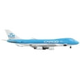 thumbnail image 3 of Boeing 747-400F Commercial Aircraft "KLM Royal Dutch Airlines Cargo" Blue and White 1/400 Diecast Model Airplane by GeminiJets, 3 of 3