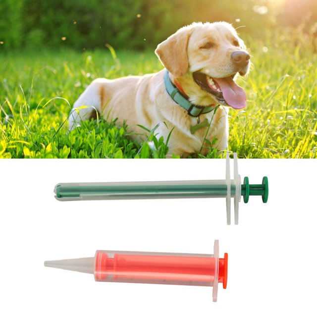 Pilulier pour Chien en Forme de Comprimé Liquide, Sécuritaire, Empêche de Se Gratter, Réutilisable, Portable, Distributeur Souple de Médicaments pour Animaux de Compagnie pour Chiots, pour Petits Animaux