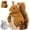Squirrel-Dark Brown, variant on MaoGoLan 17.7'' Large Squirrel Stuffed Animal Plush Squirrel with 3 Babies