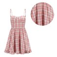 thumbnail image 3 of Vestido Camisola Rosa,Vestido A Cuadros Verano Mujer Camisola Vestido A Cuadros Vestido Sin Mangas Claridad Notable, 3 of 8