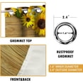 thumbnail image 4 of 2 Pack Sunflower Curtains for Bedroom 52x84 inch - Sunflower Kitchen Decor and Spring Decorations for The Home, Yellow Kitchen Curtains and Valances Set, 4 of 5