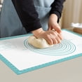 thumbnail image 5 of Goldeer Extra Large Silicone Baking Mat - 32x24 inch Non-Stick Pastry Mat for Dough Rolling, Macarons, Cookies & Bread | Non-Slip Counter Mat, Oven Liner & Fondant Work Surface | Dishwasher Safe, 5 of 9