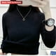 thumbnail image 3 of Suéter de cuello alto de invierno para mujer, suéter elegante de terciopelo grueso con forro, suéter cálido de punto, tops ajustados, jersey de punto, jersey nuevo, 3 of 5