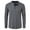 Dark Grey, variant on SWSMCLT Men's Button Fall Long Sleeve Shirt Henley Top Basic Fitted Henley Shirt Black Small