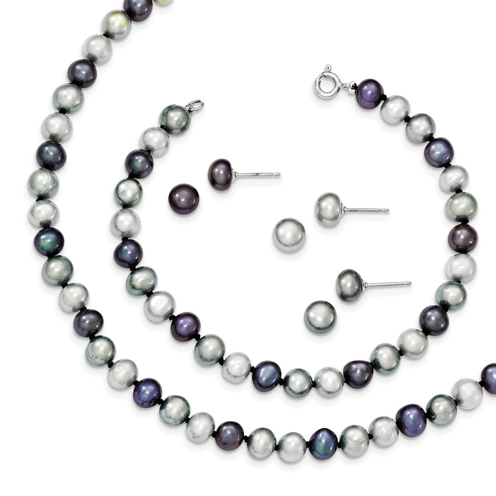 Sterling Silver Freshwater Cultured 