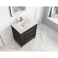 thumbnail image 3 of Alma Barsalona 48" Bathroom Vanity Dawn grey , Golden Brass Hardware, 3 of 13