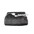 thumbnail image 1 of NAOJIE Electric Heated Blanket,Soft Flannel Fast Heating Bed Blanket with Multi-Color Option,10 Heating Levels & 1-8H Auto Off,Over-Heat Protection,Ideal Winter Christmas Gifts(Dark Gray,S), 1 of 2