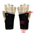 thumbnail image 3 of QSAWXQZ Unisex Convertible Fingerless Gloves with Mitten Flap Women Men Two Tone Knit Flip Top Winter Mittens Multicolor Free Size, 3 of 6