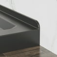thumbnail image 3 of 36"x36" Shower Base，3.3" Height，Anti-slip Acrylic Center Drain Double Threshold Shower Basin，Black, 3 of 5