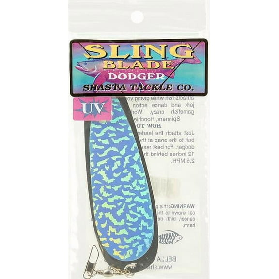 Mack's Lure Sling Blade UV Silver Tiger UV 4"