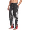 thumbnail image 6 of Top-kevin Men's Pajama Pants Christmas Winter Elastic Waistband Soft Lightweight Sleep Lounge Pajama Bottoms with Pockets,S-XXL, 6 of 13